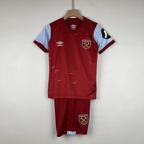 Kids West Ham United Home Soccer Jersey
