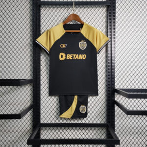 Sporting Lisbon Third Kids Kits Children Suits Football Jerseys