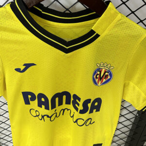 Villarreal Home Kid Kits Youth Apparels Soccer