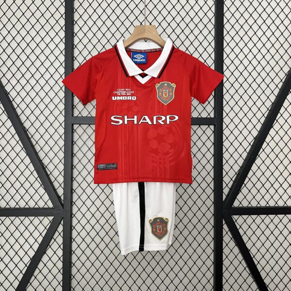 Manchester United Home Retro Kid Kits Youth Apparels
