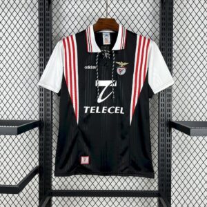 Benfica Away Retro Kit Vintage T-Shirt Soccer