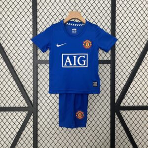 Manchester United Third Retro Kid Kits Children Sets Jerseys Supllier
