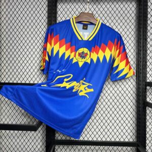 Club America RTW Blue Retro Kit Vintage Shirt Sport