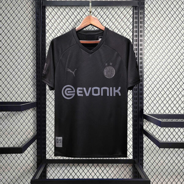 Dortmund Black Retro Kit Vintage Shirt Football