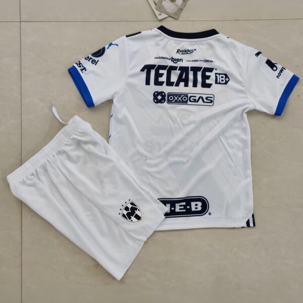 Rayados Monterrey Away Kids Kits Children Shirt Soccer Jerseys