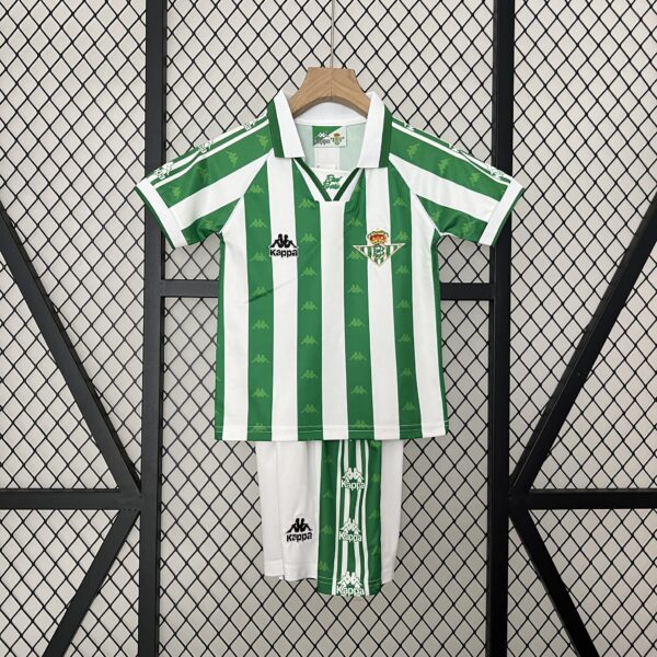 Real Betis Home Retro Kid Kits Youth Apparels