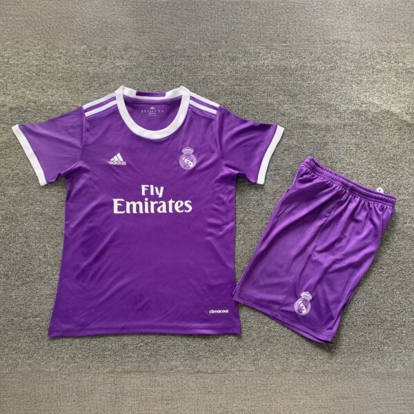 Real Madrid Away Retro Kids Kits Children Sets Football