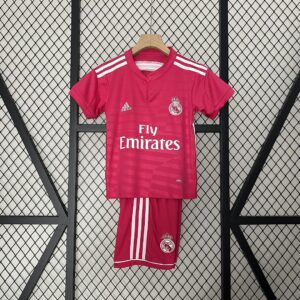 Real Madrid Away Retro Kids Kits Vintage Children Sets Football Jerseys