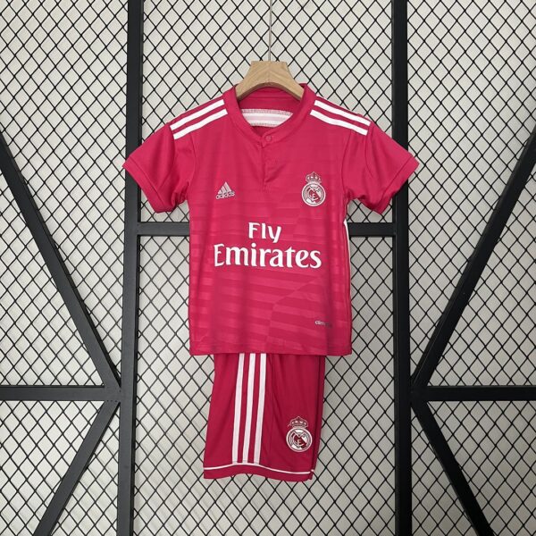 Real Madrid Away Retro Kids Kits Vintage Children Sets Football Jerseys