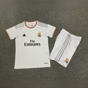 Real Madrid Home Retro Kid Kits Children Sets Jersey