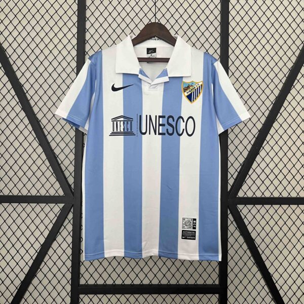 Malaga Home Retro Kit Football Apparel
