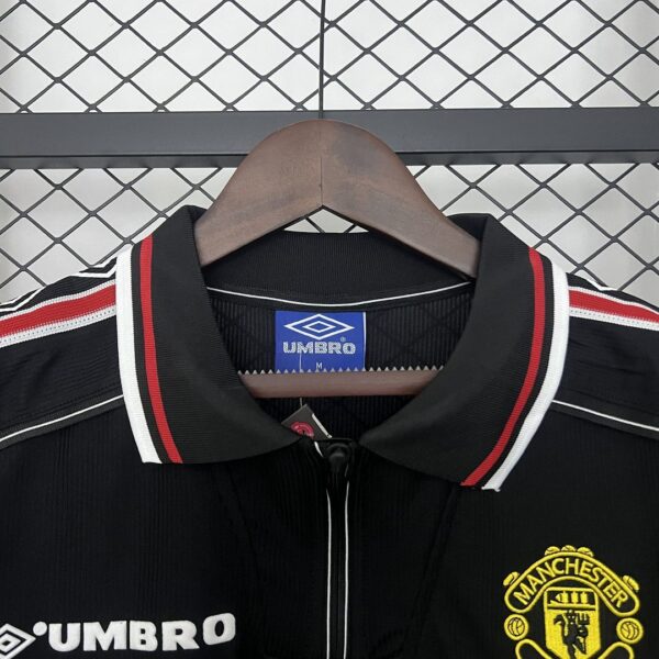 Manchester United Black Retro Kit Vintage Shirt