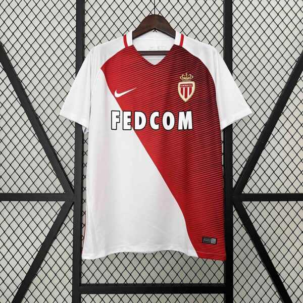 Monaco Home Retro Kit Football Uniform