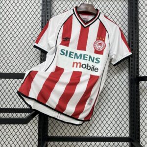 Olympiacos Home Retro Kit Vintage Shirt