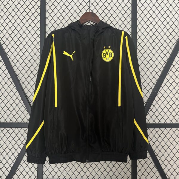 Dortmund BVB Black Windbreaker