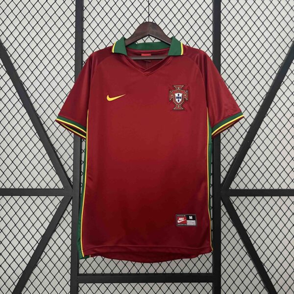 Portugal Home Retro Kit Vintage Shirt Football