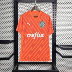 Palmeiras Goalkeeper Orange Kit Football