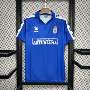 Real Oviedo Home Retro Kit Vintage Uniform