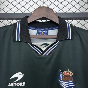 Real Sociedad Away Retro Kit Vintage Shirt