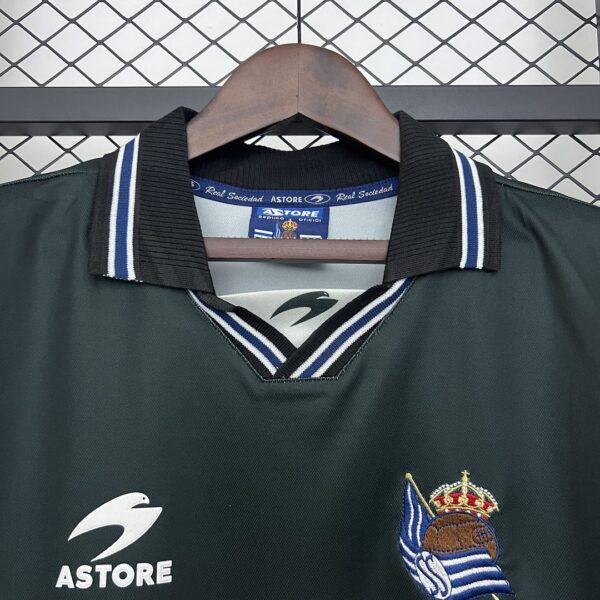Real Sociedad Away Retro Kit Vintage Shirt
