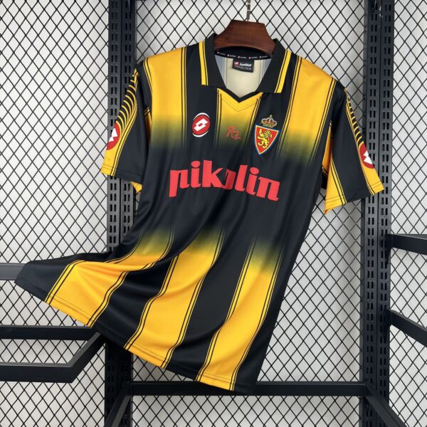 Real Zaragoza Away Retro Kit Vintage Football T-Shirt