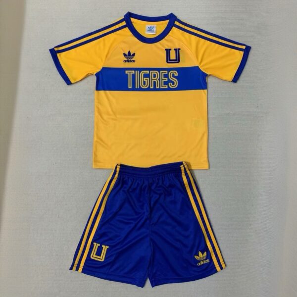 Tigres UANL Kids Kits Special Edition Yellow Children Sets Soccer Jerseys