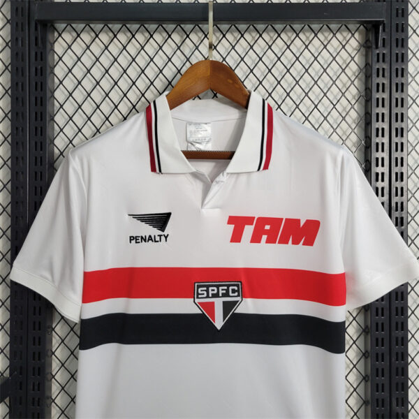 Retro Sao Paulo home Soccer Jerseys