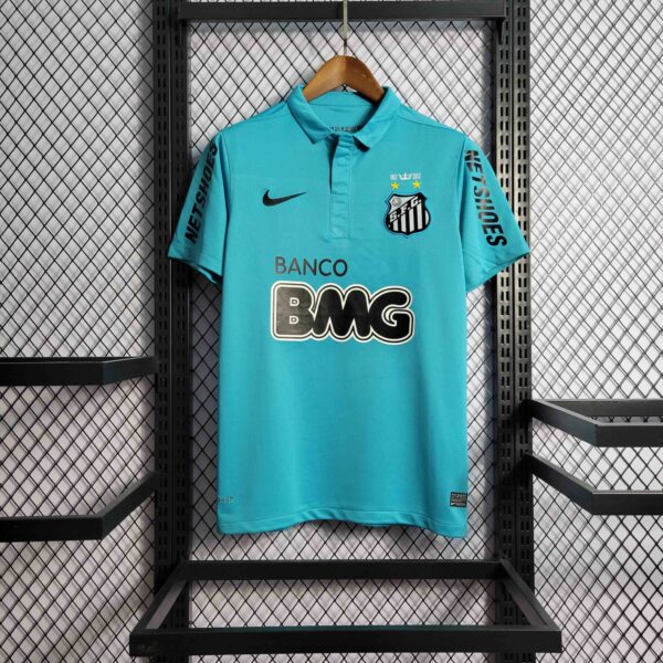 Santos Away Retro Kit Football