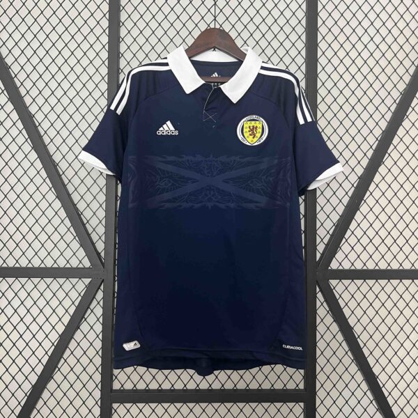 Scotland Home Retro Kit Soccer Uniform