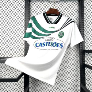 Sporting Lisbon Home Retro Kit Vintage Football T-Shirt