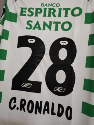 Sporting Lisbon Home Retro Kit Vintage Shirt Football Jerseys