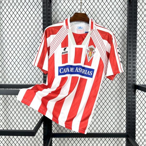 Sporting de Gijón Home Retro Kit Vintage Shirt