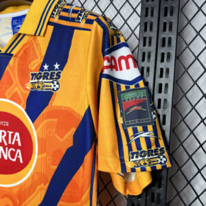 Tigres UANL Home Retro Kit Vintage Shirt Sport