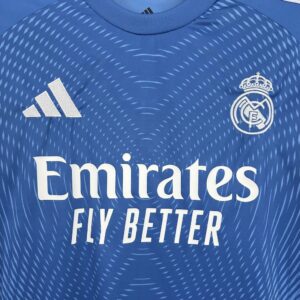 Real Madrid Blue Goalkeeper Shirt Football Uniforms
