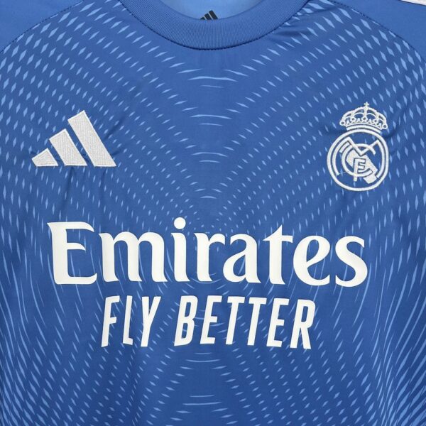 Real Madrid Blue Goalkeeper Shirt Football Uniforms