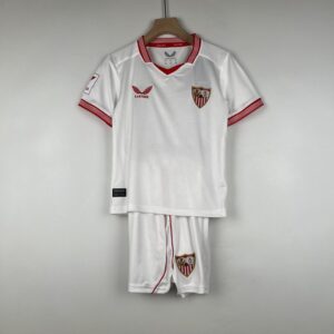 kids Sevilla home football t-shirt