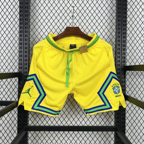 2026 Brazil Home Basketball Shorts