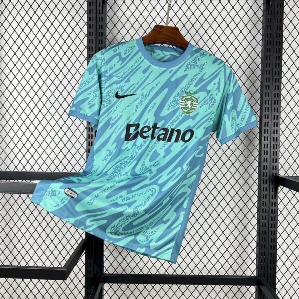 Sporting Lisbon Goalkeeper Green T-Shirt Football Apparels Soccer