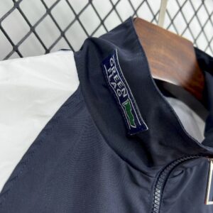2024 England Classic Style Red Windbreaker Jacket