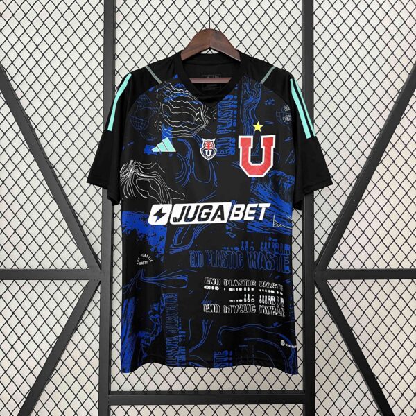 University of Chile Goalkeeper Black Kit Football Uniform
