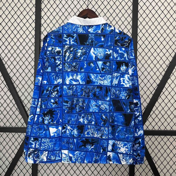 2024 Japan Blue&White Trench Coat Reversible Windbreaker Jacket Soccer AAAAJerse