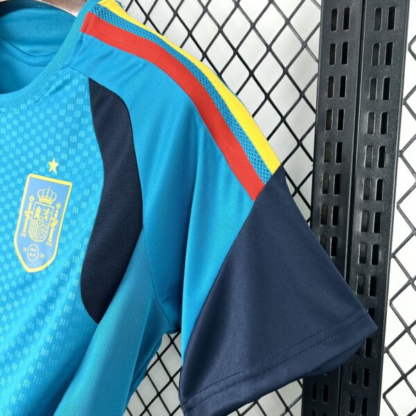 2026 Spain Pre-Match Blue Shirt World Cup 2026 Football Apparel
