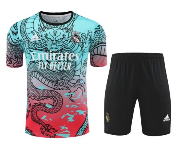 Real Madrid Dragon Training Kits(Top+Shorts) Football Replicas
