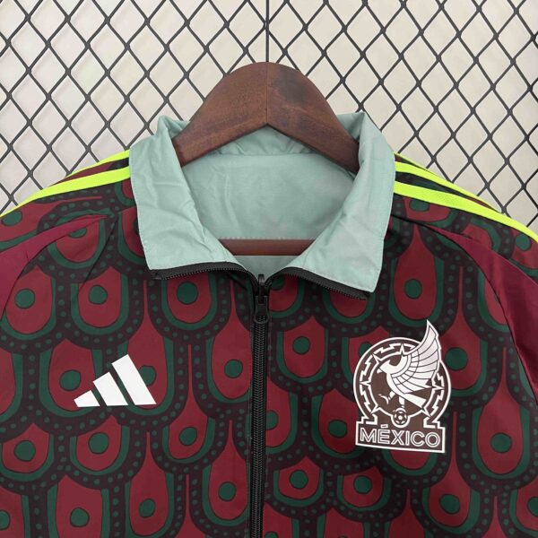 2024 Mexico Trench Coat Reversible Windbreaker Double-Sides Jacket Soccer AAAAJe