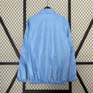 2024 Tigres UANL Beige&Blue Trench Coat Reversible Windbreaker Double-Sides Jack