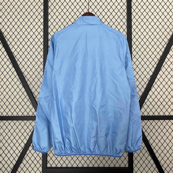 2024 Tigres UANL Beige&Blue Trench Coat Reversible Windbreaker Double-Sides Jack
