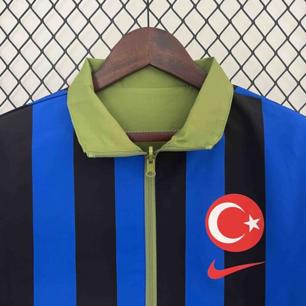2024 Turkey Trench Coat Reversible Windbreaker Double-Sides Jacket Soccer AAAAJe