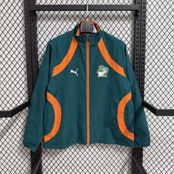 2026 Ivory Coast Green Windbreaker Soccer Jackets