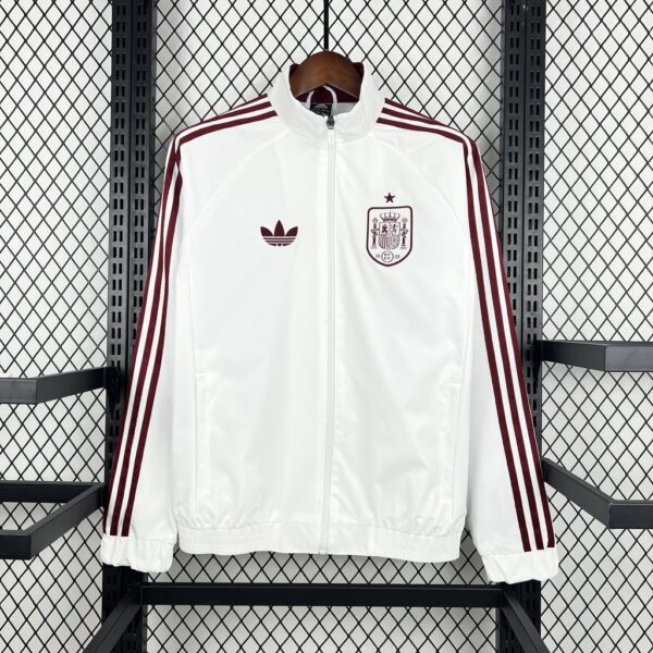 2026 Spain Away Style Beige Windbreaker Jacket