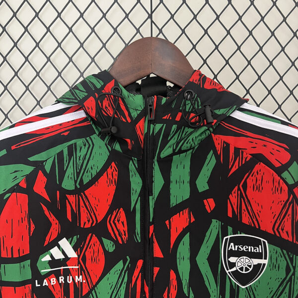 Arsenal Red&Green Windbreaker Jacket Football
